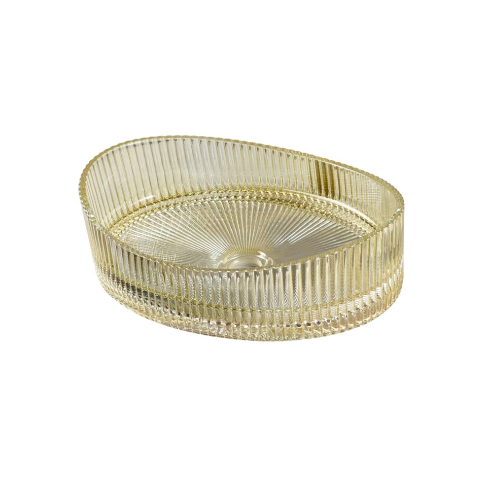 დასადგამი ხელსაბანი GL35GJ მინის 500X375X140 მმ