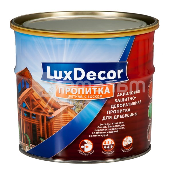 გამჟღენთი LuxDecor plius+ უფერო 5 ლ