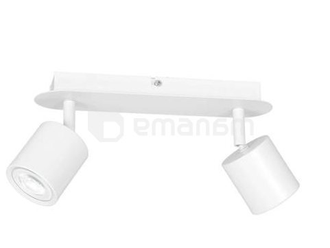 სპოტი LUMINEX 2 Demia თეთრი 1425 GU10 2x MAX 8W
