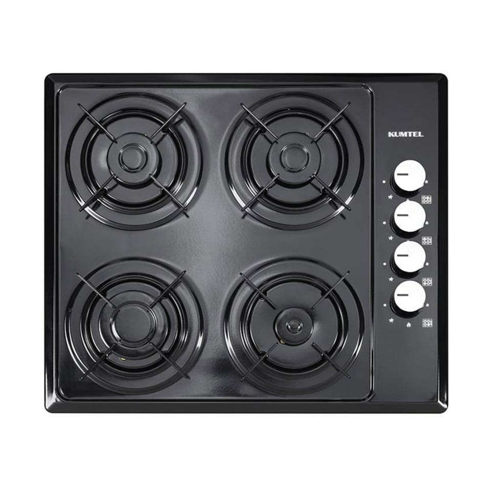 ჩასაშენებელი ზედაპირი LUXELL C6-40BF Black ინდ. თუჯის სადგამ