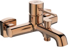 აბაზანის შემრევი Laveo POLA, Rose Gold