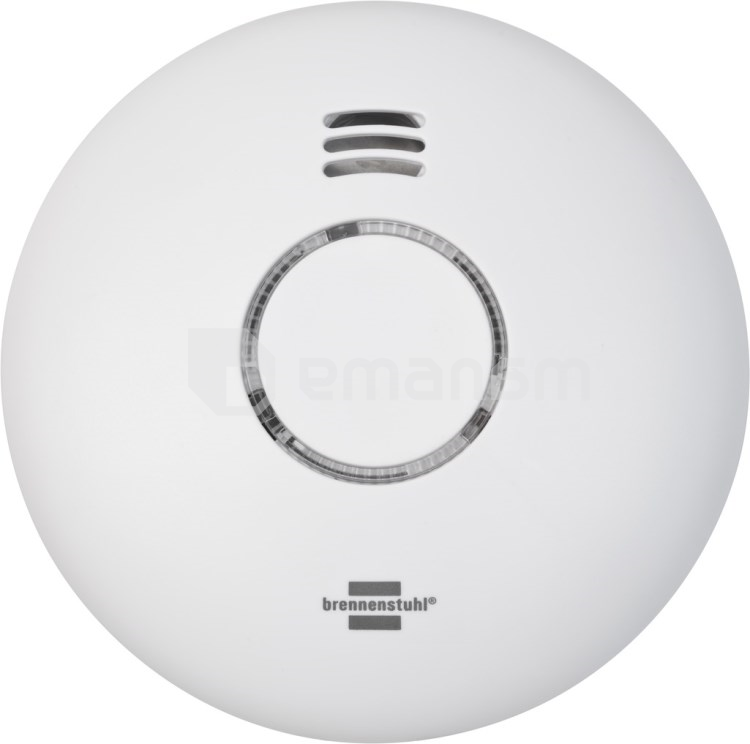 კვამლის ტემპერატურის დეტექტორი Brennenstuhl Wi-Fi 85dB WRHM01 1290090
