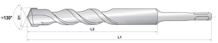ბურღი Raider SDS-plus 153605 10x100/160 მმ