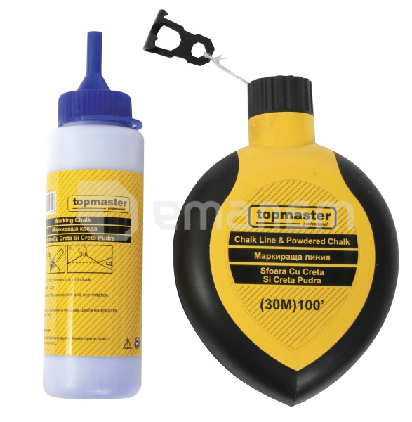 მოსანიშნი თოკი + ცარცი Topmaster 289908