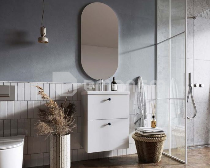 ტუმბო ხელსაბნით Elita Kido 60 White Matt (168092)