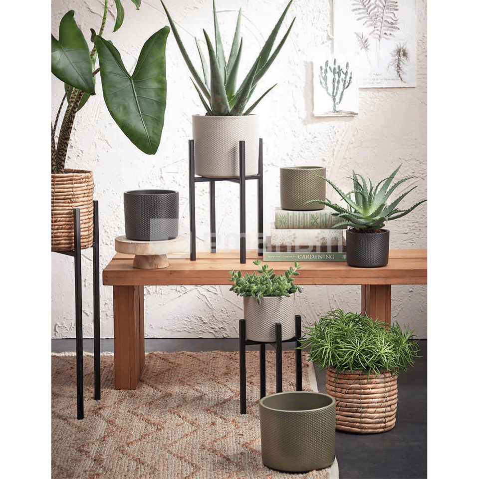 კერამიკული ქოთანი მწვანე Era 26x28 სმ