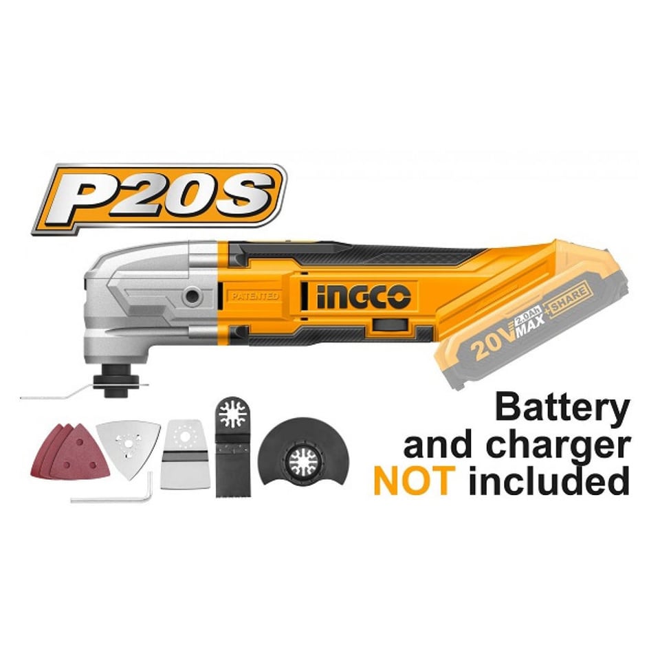 მრავალფუნქციური ხელსაწყო 20 ვ INGCO CMLI2001