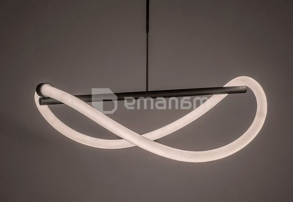 საკიდი Rabalux Serena LED 15W 4000K h1500 L450 შავი თეთრი