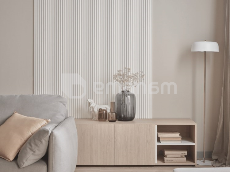 ლამელის პანელი VOX Profile Linerio S-Line White 2650x122x12 მმ