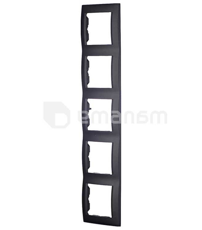 ჩარჩო უნივერსალური Simon 1500650-038 5 განყოფილებიანი გრაფიტი