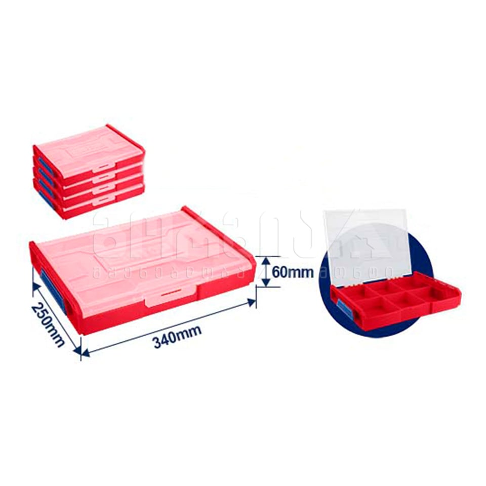 ხელსაწყოების ყუთი (ორგანაიზერი) 24*25*6სმ EMTOP-EPTBV01