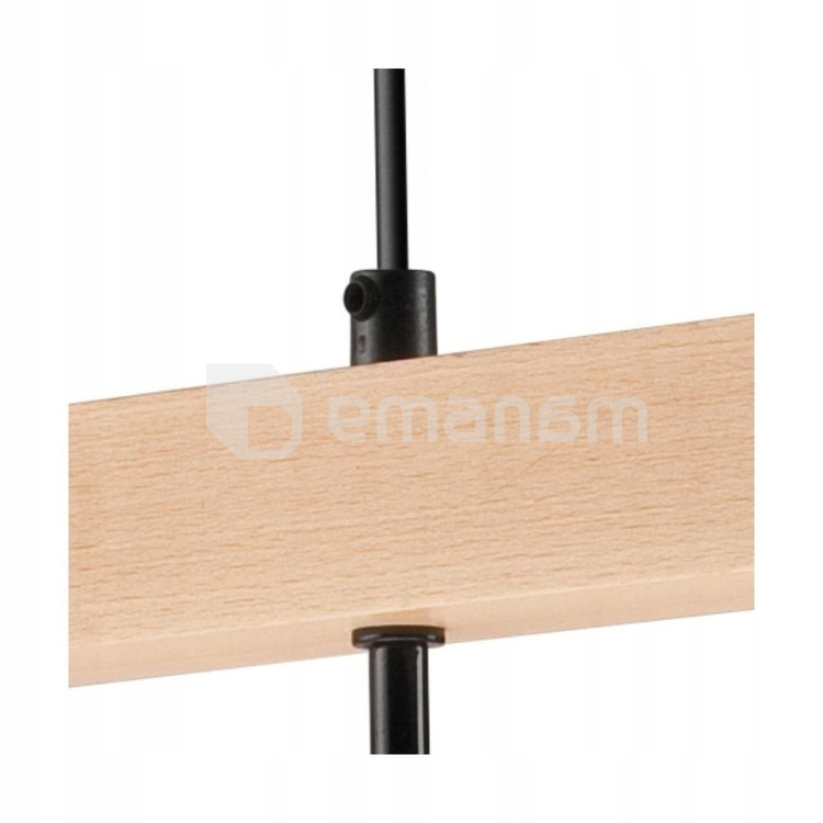 საკიდი Lamkur ORAZIO 4 Е27 შავი ხე 33665