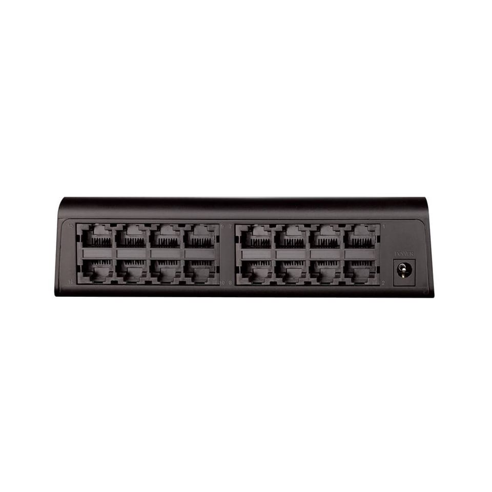 D-Link DES-1016A Unmanaged Switch 16x100Base-TX, plastic case