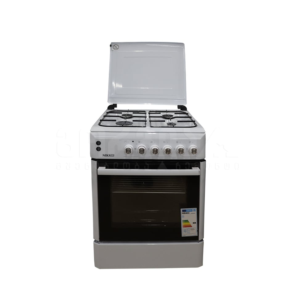 გაზქურა NIKKEI LF60-GE40F WHITE