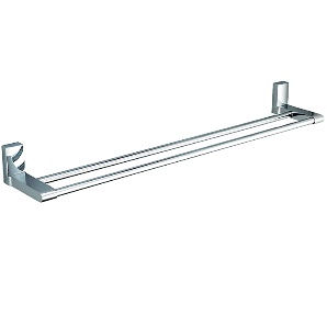 პირსახოცის გადასაკიდი 600მმ ორმაგი FRAP F1809 Chrome