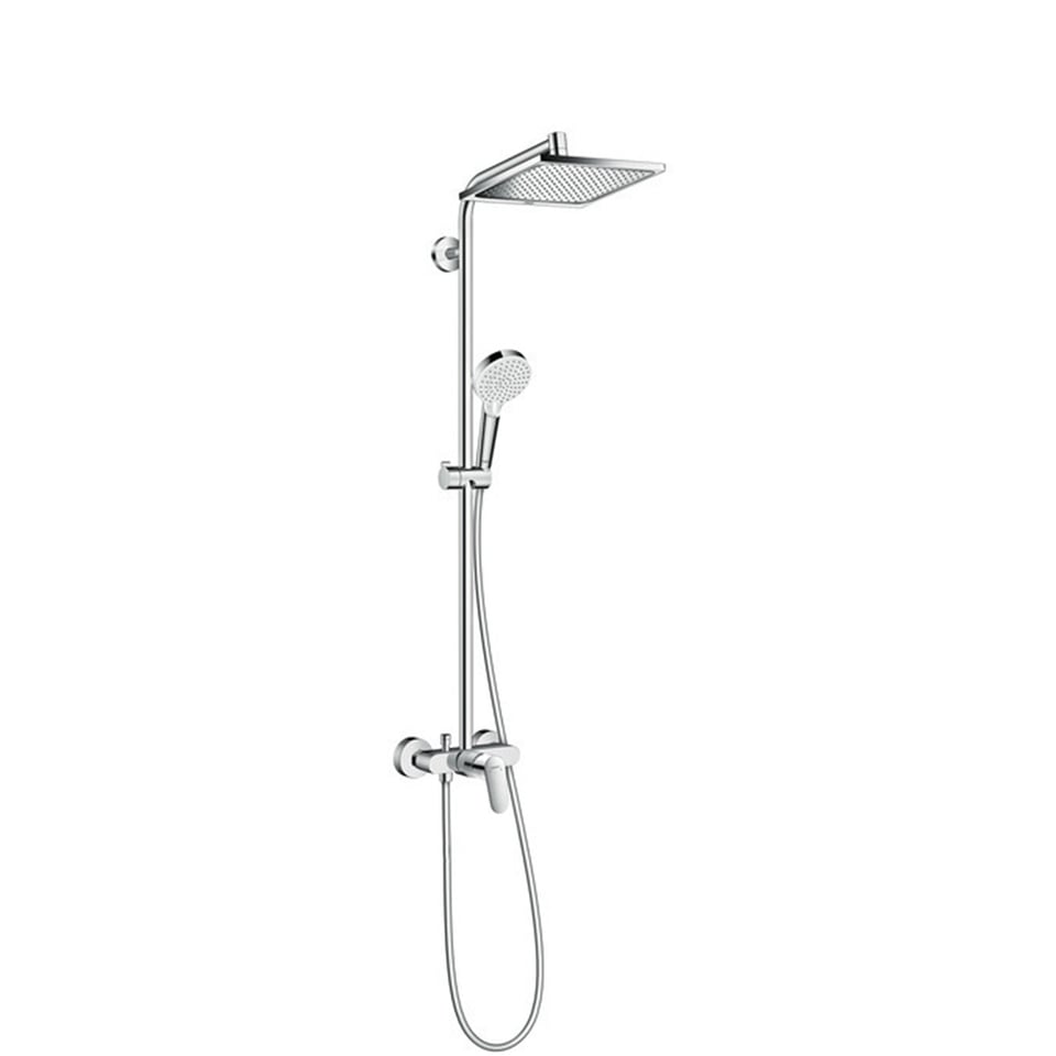 საშხაპე სისტემა შემრევით Hansgrohe E240 Chrome