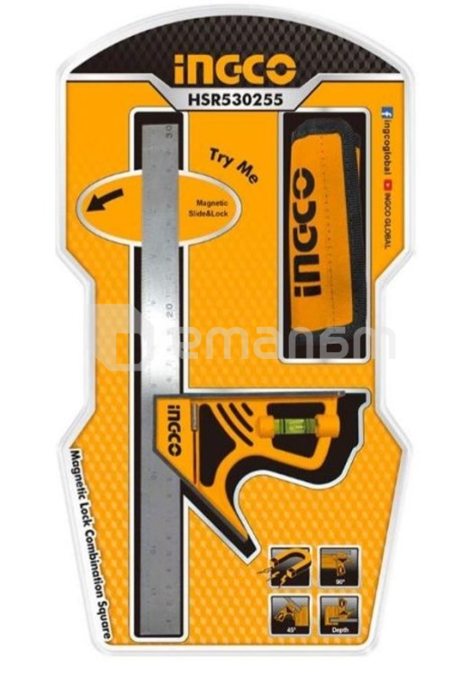 სახაზავი მაგნიტური Ingco HSR530255 30 სმ