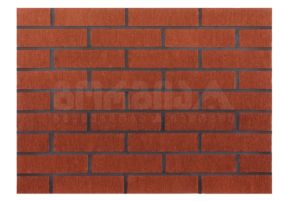 დეკორატიული აგური  STALACTITE KT/1-T  წითელი დაზოლილი