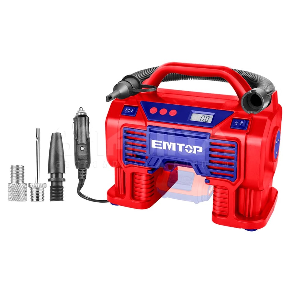 ჰაერის კომპრეს. ავტომობილის Li-Ion უელემენტო Emtop-ELAC2002