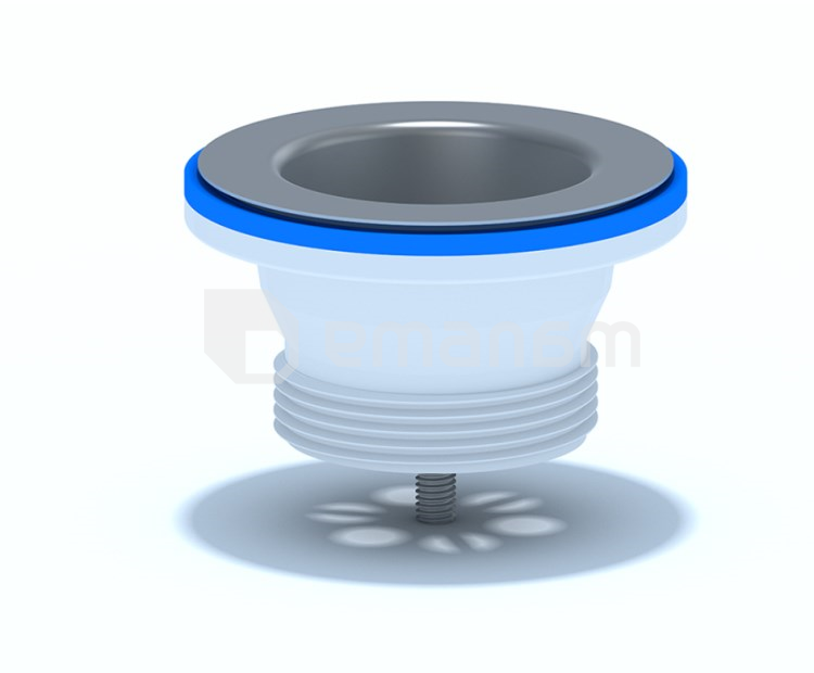 გაშვება უჟანგავი ბადით  ANI PLAST 1/2 " M100EU