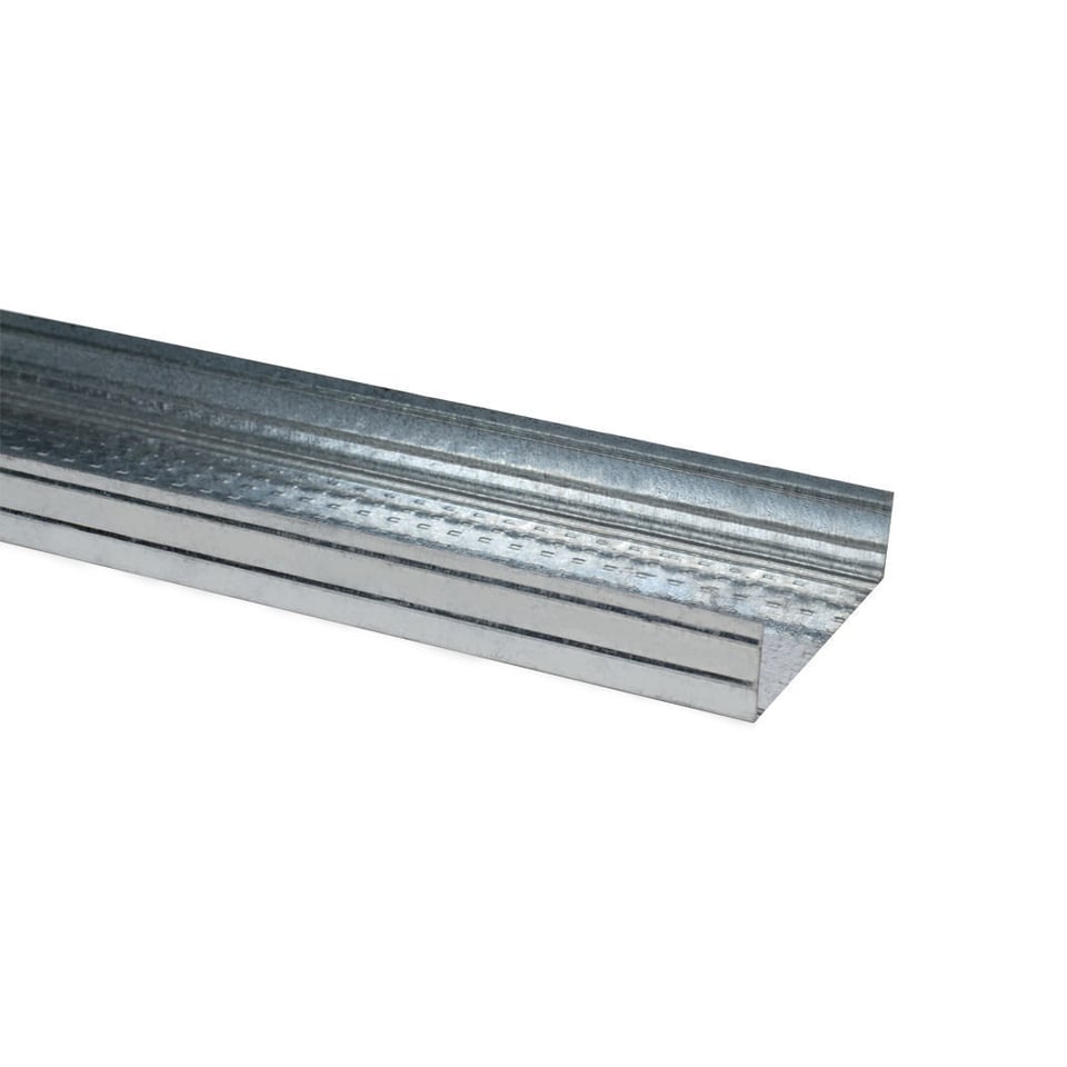 ტიხრის U პროფილი 50x100x50 (0.60x197x3000მმ მოთუთიებული ნაგლინისაგან)