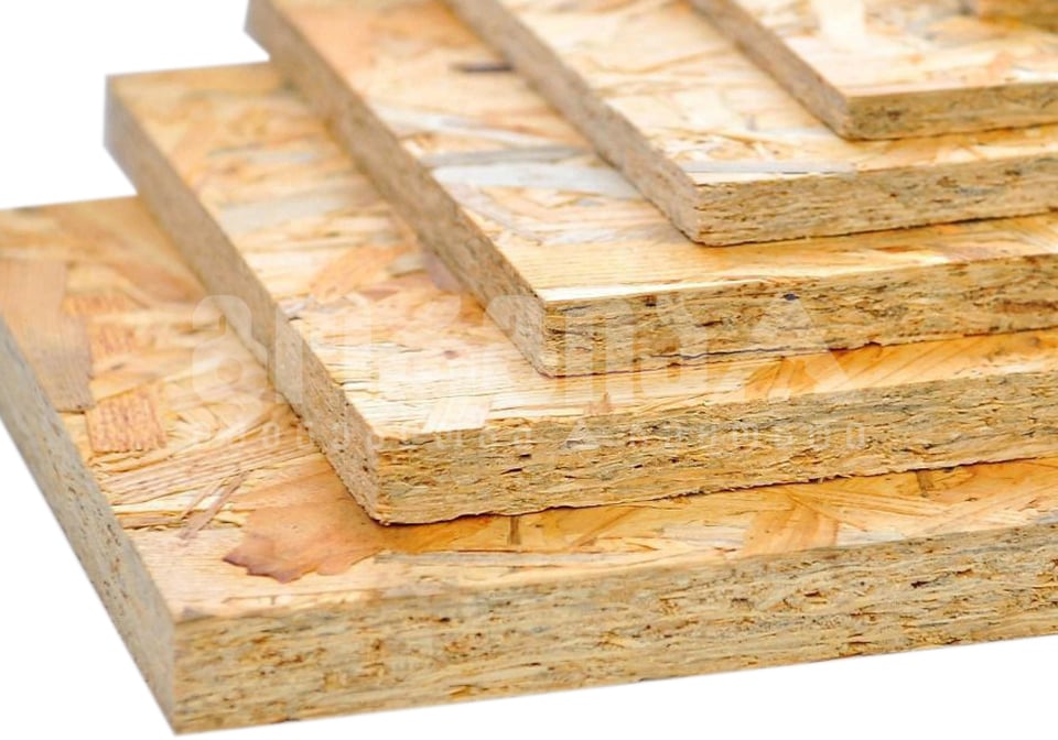 ორიენტირებული ბურბუშელის ფილა ოსბ3 2440*1220*12 მმ