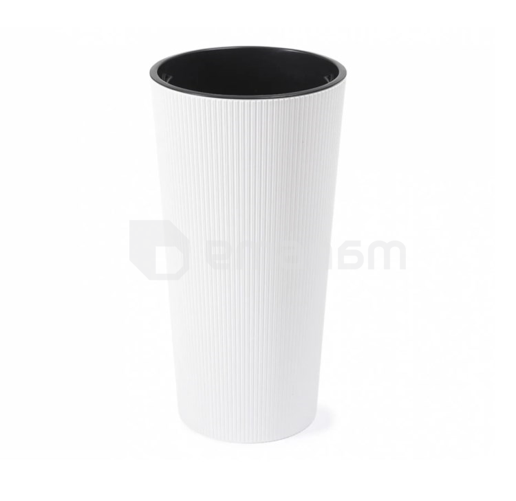 ქოთანი ყვავილის Lamela LILIA ECO 300 jumper 12,5ლ თეთრი