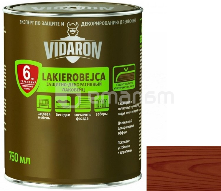 გასაჟღენთი ხის Vidaron Lakobeyc 750 მლ L07 კალიფორნიული სექვოია