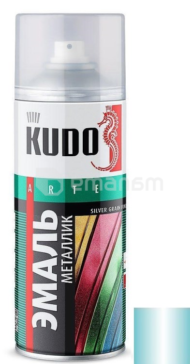 ემალი უნივერსალური მეტალიკი Kudo KU-1055 ფირუზისფერი 520 მლ