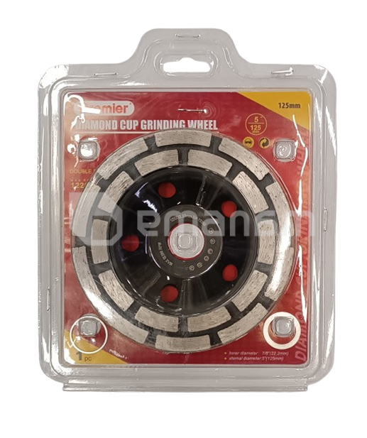 ბეტონის საპრიალებელი დისკი Premier YF3805-125 125x22.2 მმ