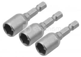 ნაკრები გადამყვანის ქანჩის გასაღების TOLSEN  3ც.-იანი  მაგნიტით. 8მმ. სიგრძე: 48მმ. 288-77823