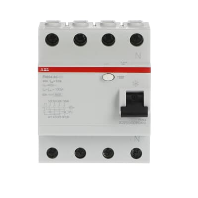 დიფერენციალური დაცვის რელე, 3P+N, 40A 300mA, AC type, 10kA, FH,