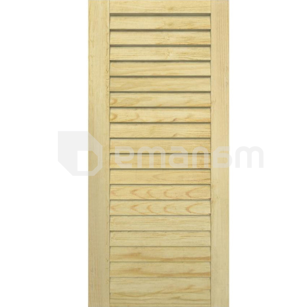 კარები ჟალუზიანი ხის ფიჭვი Woodtechnic 993х594 მმ