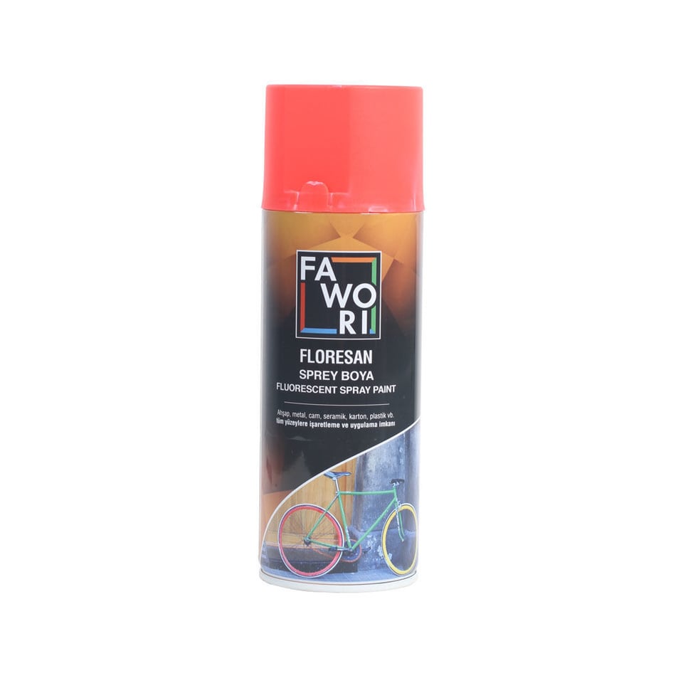 სპრეი წითელი ფლუორესცენტი FAWORI SPECIAL SPRAY 519 400ML