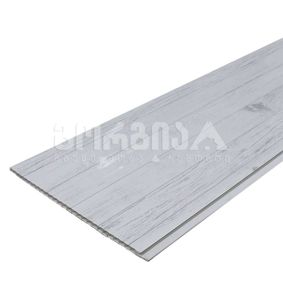 შეკიდული ჭერი, ნაცრისფერი EuroPlast 250*6000*6მმ 31043