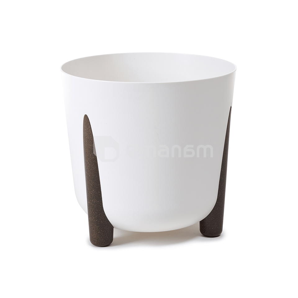 ყვავილის ქოთანი თეთრი Lamela FRIDA 340 round planter