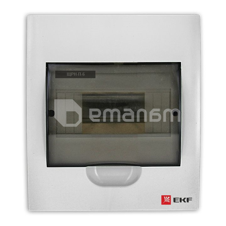 პლასტმასის გამანაწილებელი ფარი გარე EKF ЩРН-П-6 IP41 EKF PROxima 6 მოდულიანი