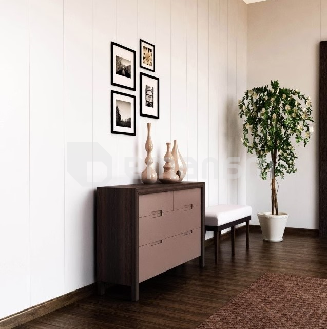 პანელი PVC VOX Profile Vilo D Ecoline White 25x265 сm