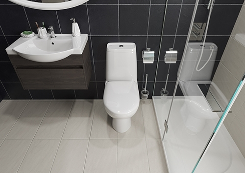 უნიტაზის კომპლექტი სკანდი ლუქსი თეთრი