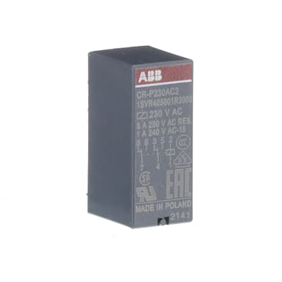 მინიატურული რელე, 2 C/O, 220 VAC, CR-P,