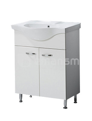 ტუმბო დასადგმელი ხელსაბანით Martat Olimpia 65 თეთრი