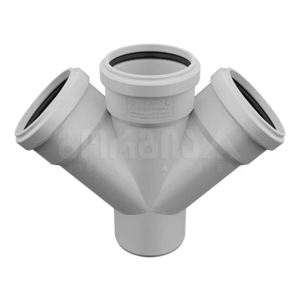 ჯვარედინი Ø 110x110x45 SILENTA 3APP ლურჯი +GF+