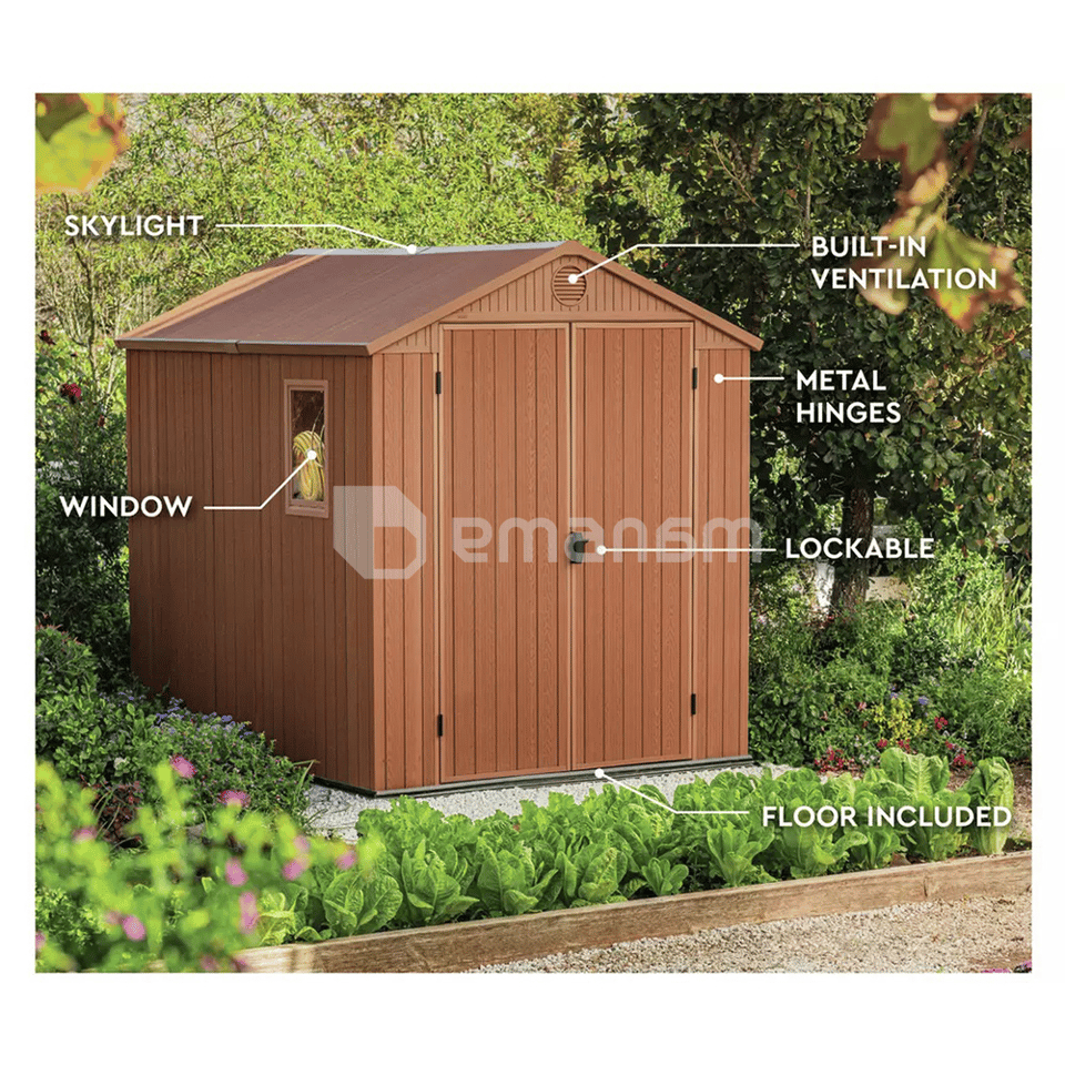 საყოფაცხოვრებო ბლოკი Keter 190x244x221 სმ