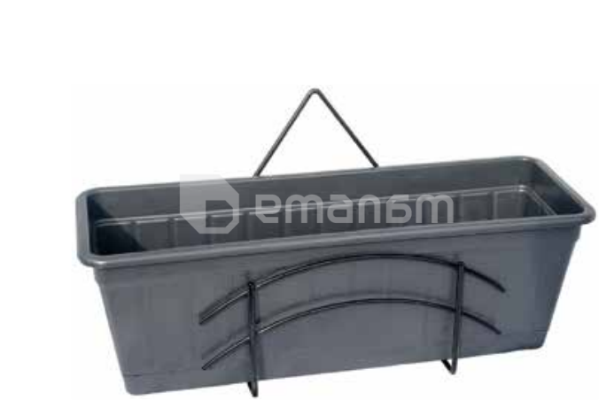 ყვავილების საკიდი Metallurgica Buzzi Melody Color for Wall with self-watering box 50x17xh17  სმ