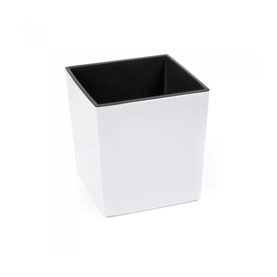 ქოთანი ყვავილის Lamela JUKA planter white 25x25 სმ
