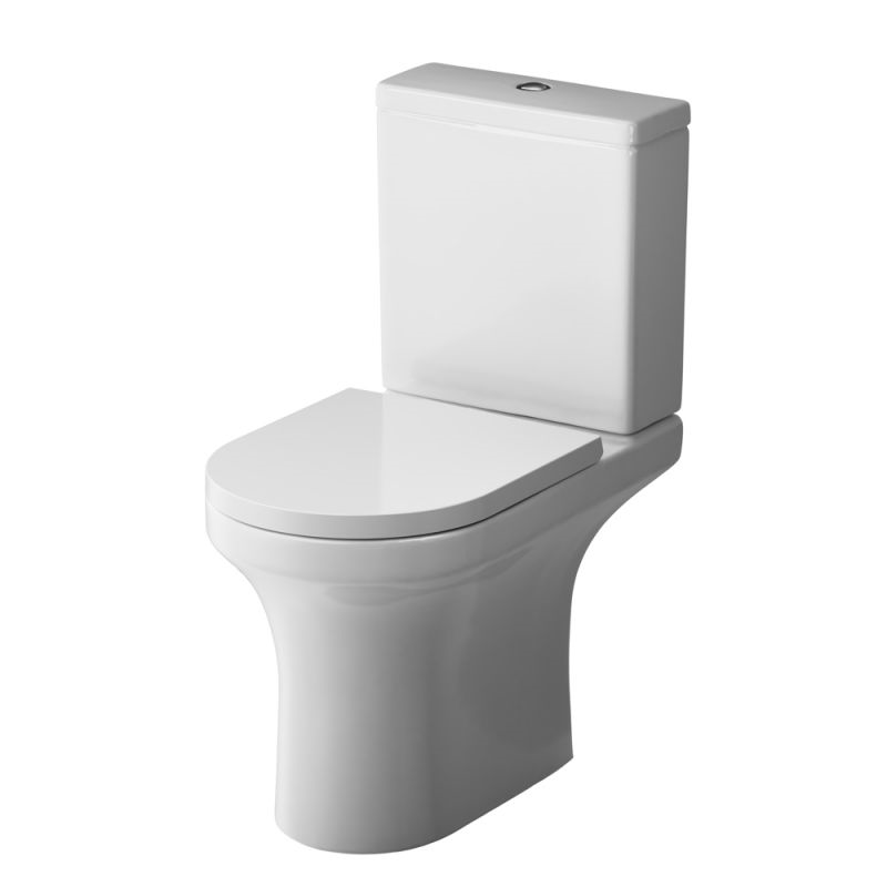 უნიტაზი კომპაქტი AM PM X Joy FlashClean White თავსახურით