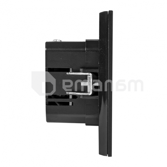 მექანიზმი EKF Stockholm USB 2 2.1А შავი