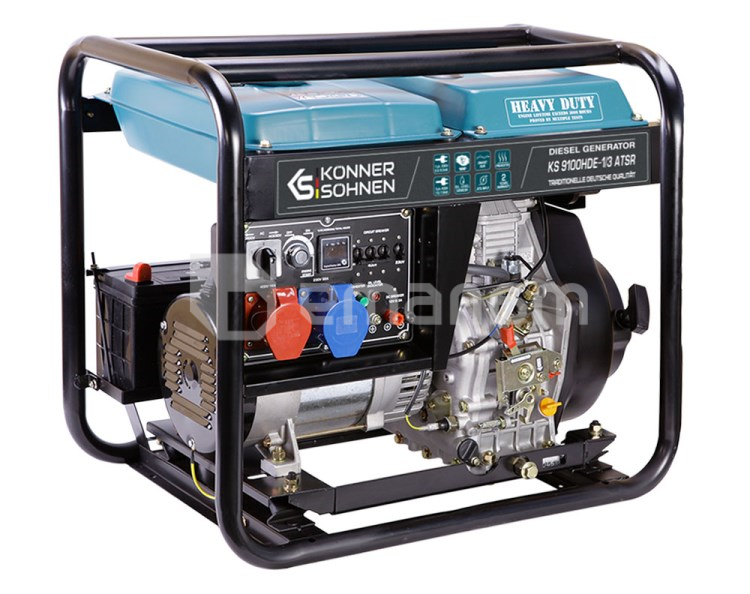 გენერატორი დიზელის Konner&Sohnen KS 9100HDE-1/3 ATSR 7.5 kW