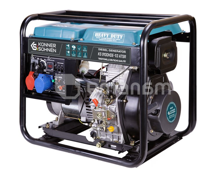 გენერატორი დიზელის Konner&Sohnen KS 9100HDE-1/3 ATSR 7.5 kW
