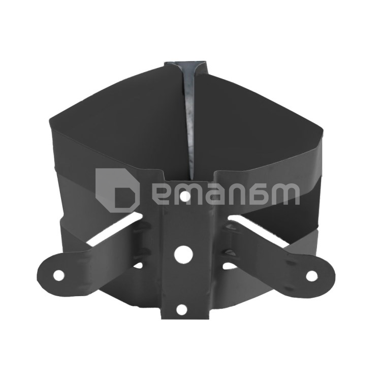 დამჭერი კვადრატული წყალსადენი მილის 0.50x80x365 ნაცრისფერი